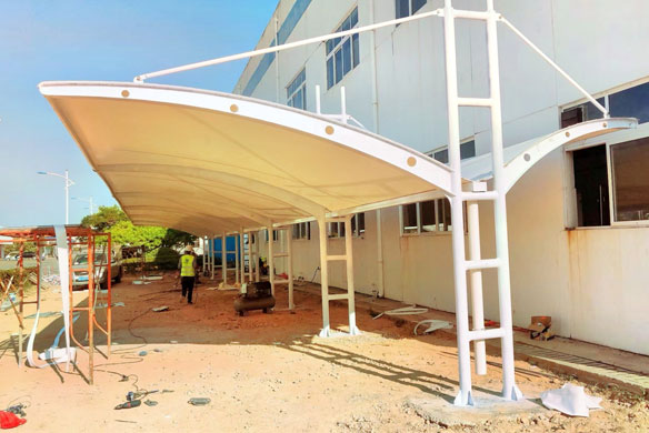 膜結(jié)構(gòu)停車棚定制